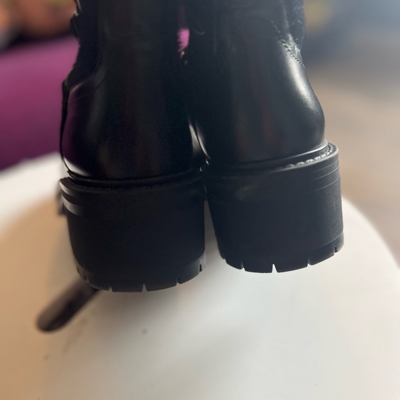 Dior D-Fight Mid Calf Black Combat Boots - Picture 8 of 15